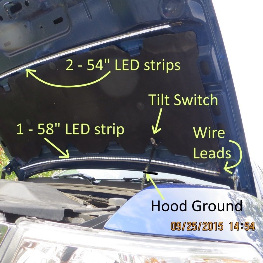 • HOW TO Install Automatic LED Hood Lights How